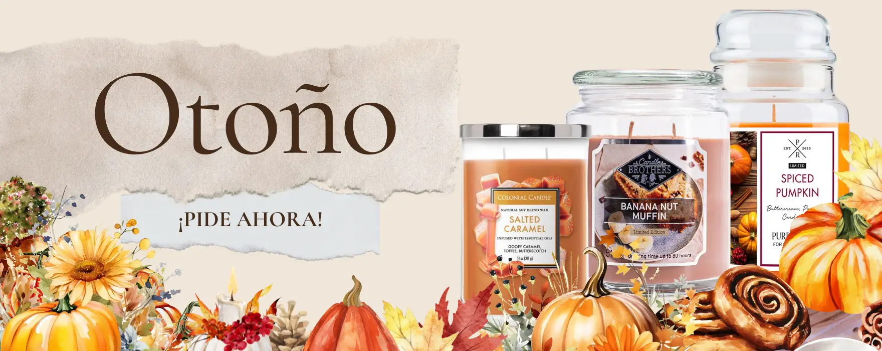 Colección de otoño de velas perfumadas - fabricante de velas, mayorista de velas, distribuidor de velas CWStore
