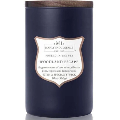 Sójová vonná sviečka pre mužov Woodland Escape Colonial Candle