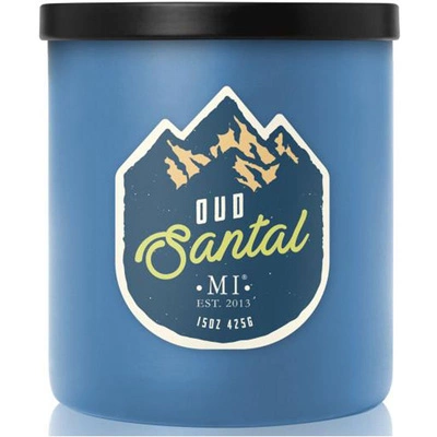 Soja geurkaars voor mannen Oud Santal Colonial Candle