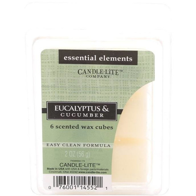 Soia cera si scioglie Candle-lite Essential Elements - Eucalyptus Cucumber