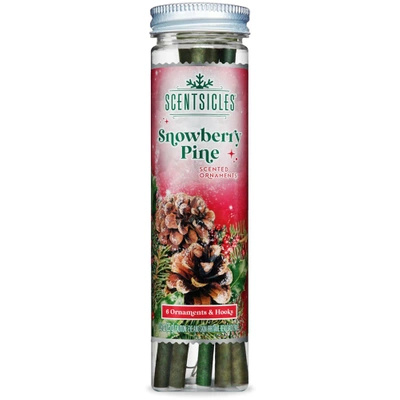 Bastoncini profumati per l'albero di Natale Scentsicles Snowberry Pine 6 pz