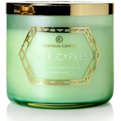 Sójová vonná sviečka s 3 knôtmi Colonial Candle 411 g - Water Cypress