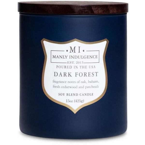 Bougie parfumée au soja pour homme mèche en bois Colonial Candle - Dark Forest