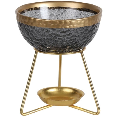 Scented fireplace Woodbridge Bowl Grey