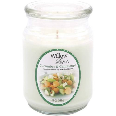 Scented candle soy Candle-lite Willow Lane - Cucumber Cantaloupe