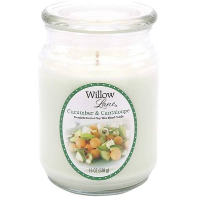 Ароматическая свеча соевая Candle-lite Willow Lane - Cucumber Cantaloupe