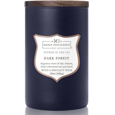 Sójová vonná sviečka pre mužov Dark Forest Colonial Candle