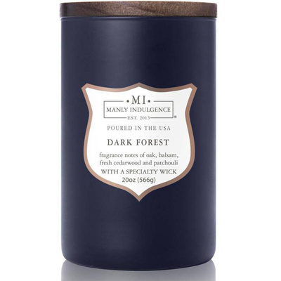 Vela perfumada para hombre de soja Dark Forest Colonial Candle
