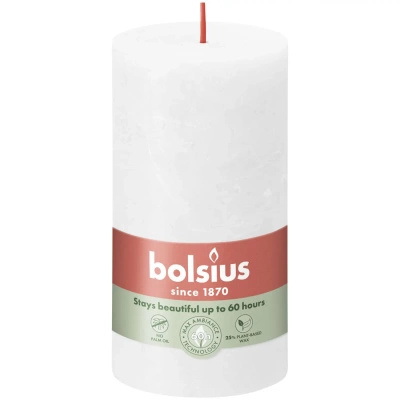 Bolsius Rustic candela per ceppi 130/68 mm - Bianco nuvoloso
