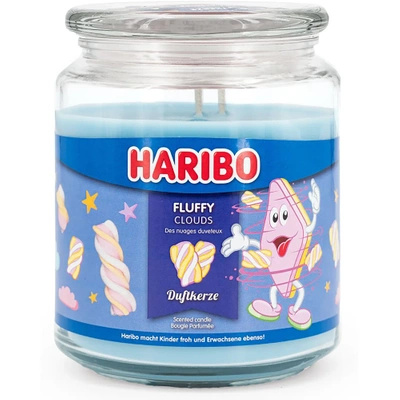 Haribo scented candle in glass 510 g - Fluffy Clouds