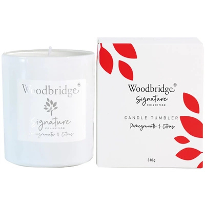 Woodbridge Signature scented candle in glass - Pomegranate Citrus 310 g