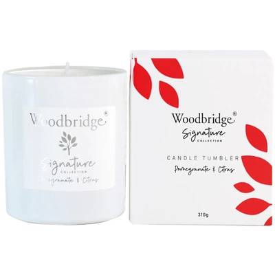 Woodbridge Signature bougie parfumée en verre - Pomegranate Citrus 310 g