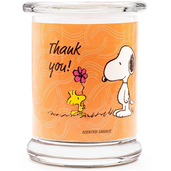 Peanuts geurkaars in glas 250 g - Thank You