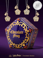 Harry Potter vela con joya Charmed Aroma aromática de soja Collar – Rana de chocolate Chocolate Frog