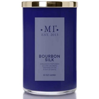 Colonial Candle Sophisticated męska sojowa świeca zapachowa w szkle 22 oz 623 g - Bourbon Silk