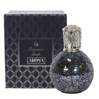 Lampe à parfum Woodbridge Black Silver