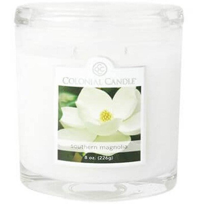 Colonial Candle medium scented oval jar candle 8 oz 226 g - Southern Magnolia