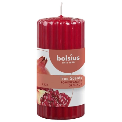 Bolsius True Scents kvapnioji žvakė 120/58 mm - Granatas