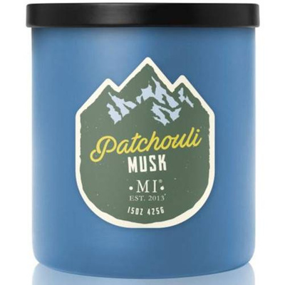 Soja doftljus för män Patchouli Musk Colonial Candle