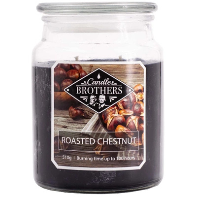 Candle Brothers Bougie parfumée en verre Roasted Chestnut 510 g