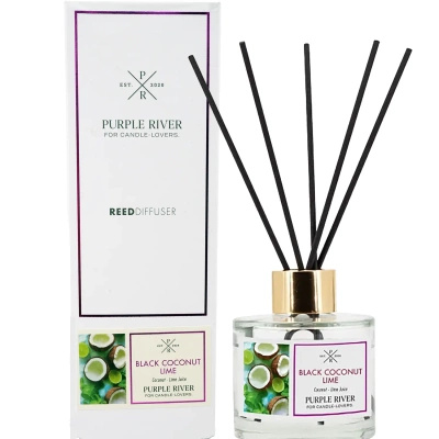 Purple River kvepalų lazdelės 100 ml - Black Coconut Lime