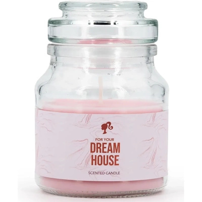 Bougie parfumée Barbie en verre 110g - Dreamhouse