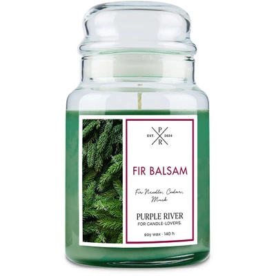 Vela de soja aromática en vaso Purple River 623 g - Fir Balsam