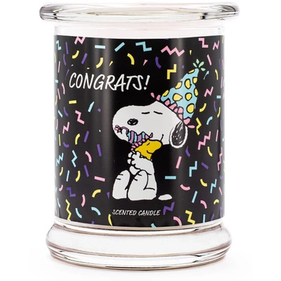 Peanuts Snoopy candela profumata in vetro 250 g - Congrats!