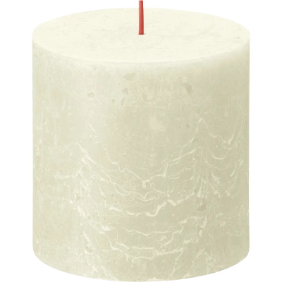 Bolsius Rustic stompkaars 100/100 mm - Zachte parel