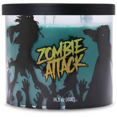 Świeca Halloween zapachowa sojowa Colonial Candle - Atak Zombie