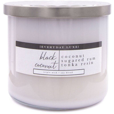 Colonial Candle sojageurkaars met kokosnoot - Black Coconut