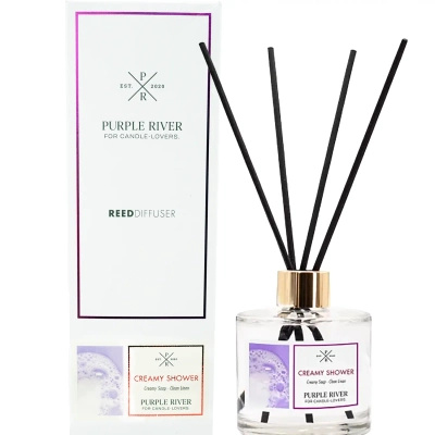Purple River geurstokjes 100 ml - Creamy Shower