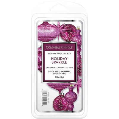 Colonial Candle Classic soy wax melt 6 cubes 2.75 oz 77 g - Holiday Sparkle