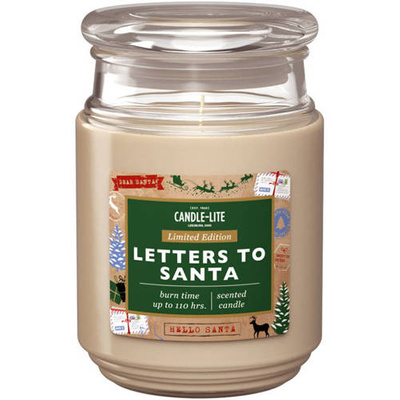 Candela di Natale profumata naturale Candle-lite Everyday 510 g - Letters To Santa