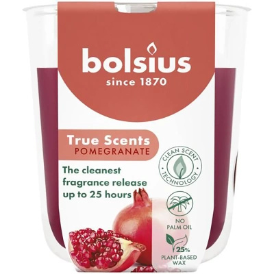 Bolsius True Scents 80/73 mm kvapioji žvakė - Granatas