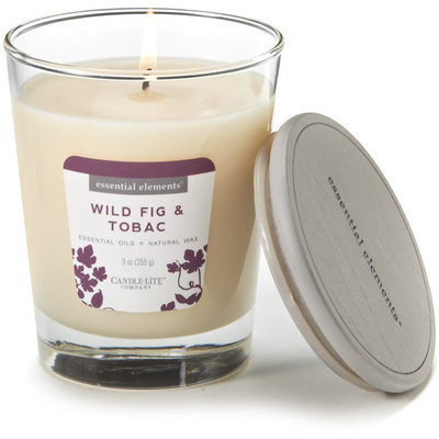 Naturlig doftljus med eteriska oljor Candle-lite Essential Elements - Wild Fig Tobac