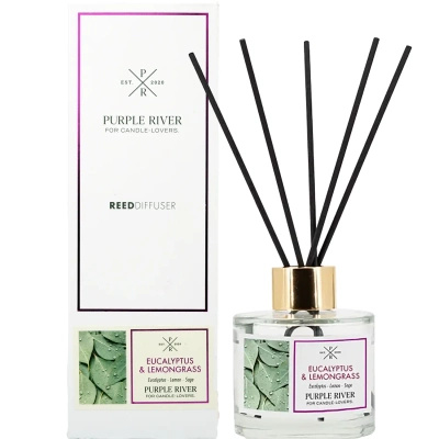 Purple River fragrance sticks 100 ml - Eucalyptus Lemongrass