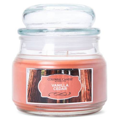 Candela profumata alla soia cedro alla vaniglia Colonial Candle - Vanilla Cedar