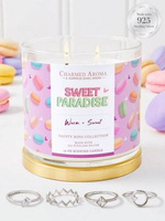 Charmed Aroma jewelry candle 12 oz 340 g Ring - Sweet Paradise