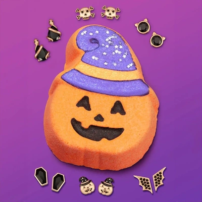 Boule de bain bijoux Charmed Aroma Boucles d'oreilles - Pumpkin Witch Hat