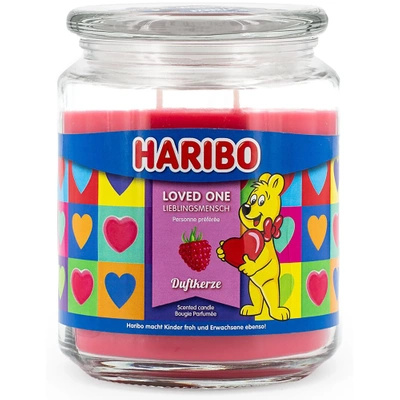 Haribo kvapni žvakė stiklinėje 510 g - Loved One