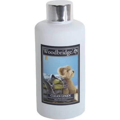 Náplňe difuzéra s tyčinkami bavlna Woodbridge 200 ml - Clean Linen