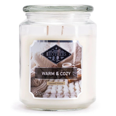 Candle Brothers scented candle in glass Warm Cozy 510 g