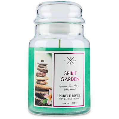 Vela de soja perfumada Spirit Garden Purple River 623 g
