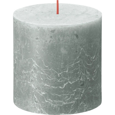 Bolsius Rustic stump candle 100/100 mm - Jade Green