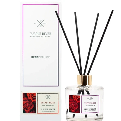 Purple River geurstokjes 100 ml - Velvet Rose
