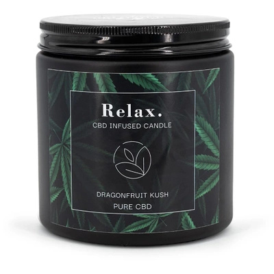 Soja geurkaars CBD Candle Brothers 350 g - Relax Dragonfruit Kush