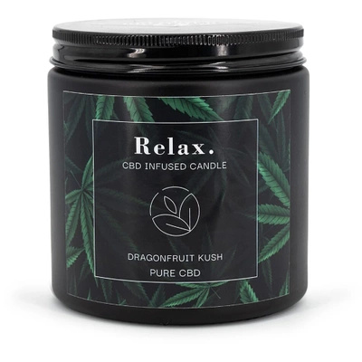 Soy scented candle CBD Candle Brothers 350 g - Relax Dragonfruit Kush