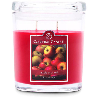 Candela profumata ovale Colonial Candle 226 g - Apple Orchard