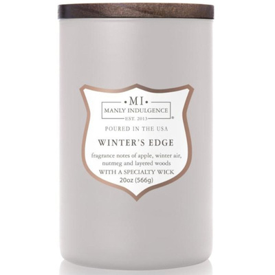 Vela perfumada para hombre de soja Winter's Edge Colonial Candle